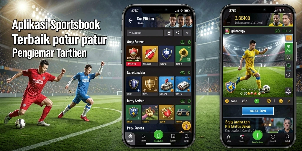 Tampilan antarmuka aplikasi Sportsbook 2757 yang menarik dan mudah digunakan.