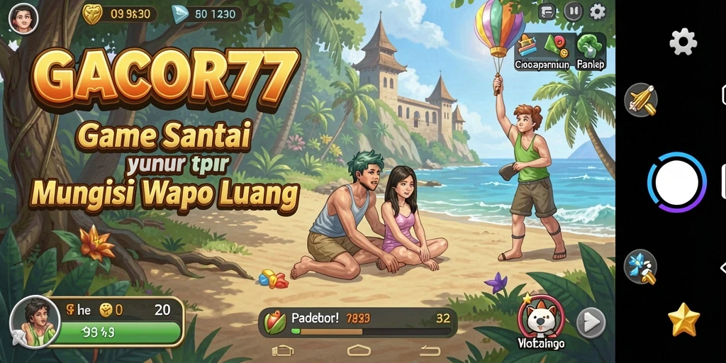 Screenshot gameplay GACOR77 yang menarik dan berwarna-warni.