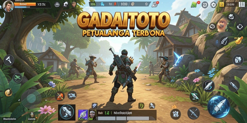 Gameplay seru GADAITOTO di dunia terbuka yang luas.