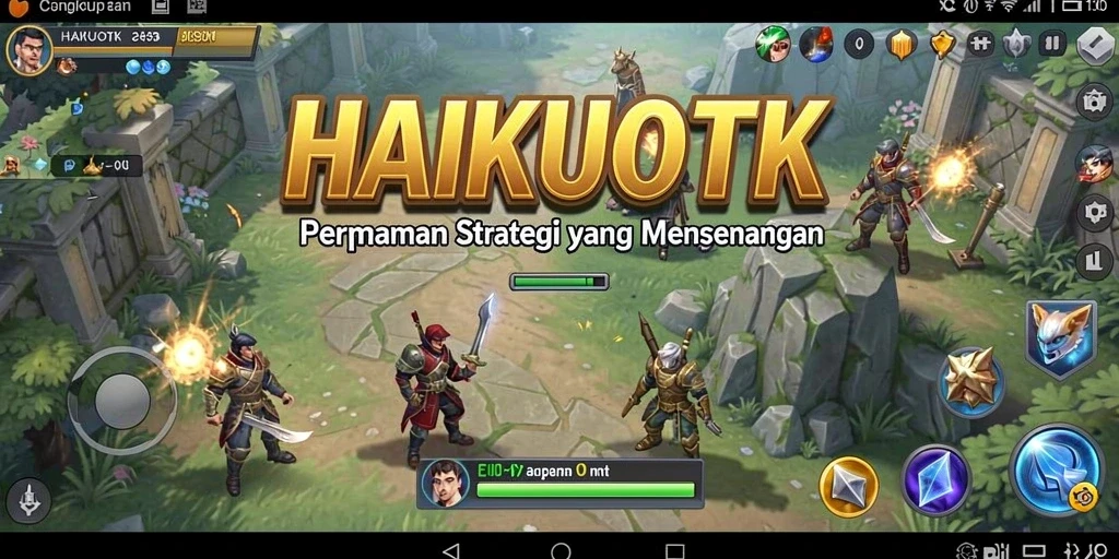 Tampilan menarik dari gameplay HAIKUOTK yang memukau.