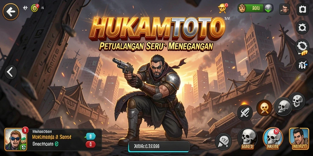 Tampilan gameplay HUKUMTOTO yang memukau dan menegangkan.