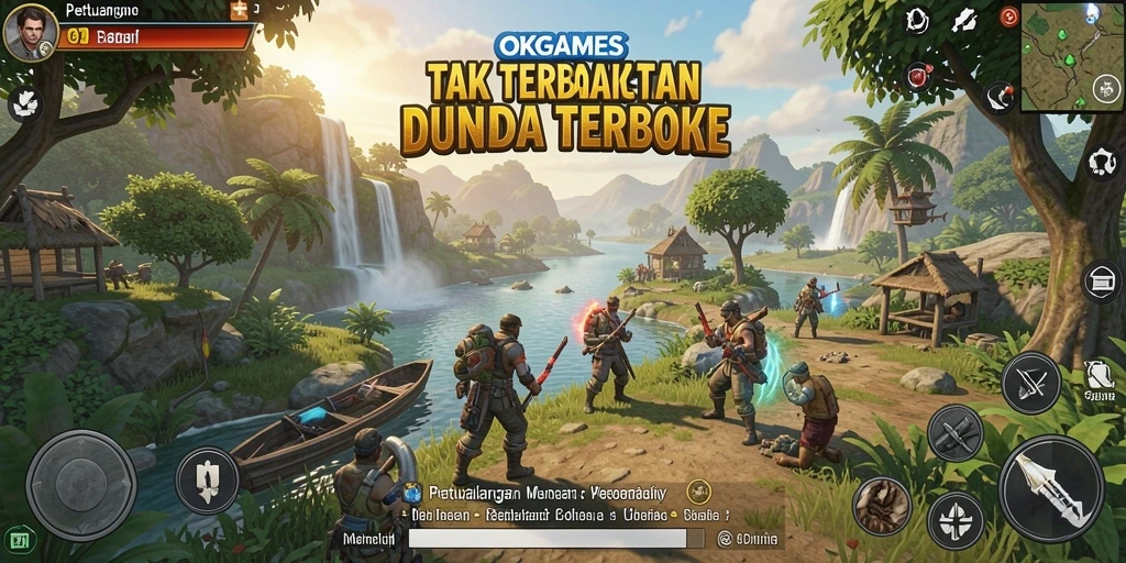 Gameplay seru di dunia terbuka OKGAMES yang memikat.