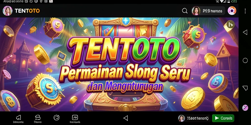 Screenshot dari gameplay menarik TENTOTO yang penuh aksi dan warna.