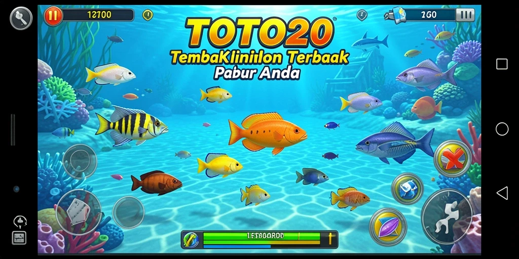 Screenshoot gameplay Tembak Ikan TOTO20 yang menarik.
